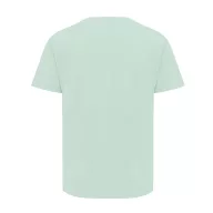   Tricou cu maneca scurta, la baza gatului, Casual, Femei, iqoniq, 2410E19604, Bumbac, Verde mint, S