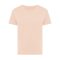 Tricou cu maneca scurta, la baza gatului, Casual, Femei, iqoniq, 2410E19609, Bumbac, Portocaliu peach, L