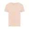 Tricou cu maneca scurta, la baza gatului, Casual, Femei, iqoniq, 2410E19611, Bumbac, Portocaliu peach, S