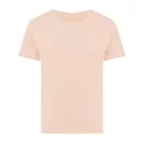 Tricou cu maneca scurta, la baza gatului, Casual, Femei, iqoniq, 2410E19611, Bumbac, Portocaliu peach, S