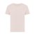 Tricou cu maneca scurta, la baza gatului, Casual, Femei, iqoniq, 2410E19589, Bumbac, Roz cloud, M