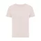 Tricou cu maneca scurta, la baza gatului, Casual, Femei, iqoniq, 2410E19589, Bumbac, Roz cloud, M