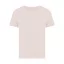 Tricou cu maneca scurta, la baza gatului, Casual, Femei, iqoniq, 2410E19589, Bumbac, Roz cloud, M