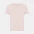 Tricou cu maneca scurta, la baza gatului, Casual, Femei, iqoniq, 2410E19589, Bumbac, Roz cloud, M
