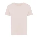 Tricou cu maneca scurta, la baza gatului, Casual, Femei, iqoniq, 2410E19589, Bumbac, Roz cloud, M
