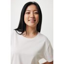 Tricou, Femei, 2502E10488, iqoniq, Bumbac, Alb ivory, XXL