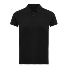 Tricou polo, Femei, 2502E10553, iqoniq, Bumbac, Negru, XXS