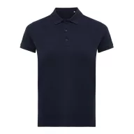   Tricou polo, Femei, 2502E10605, iqoniq, Bumbac, Albastru navy, 3XL