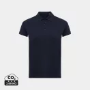 Tricou polo, Femei, 2502E10605, iqoniq, Bumbac, Albastru navy, 3XL