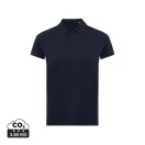 Tricou polo, Femei, 2502E10605, iqoniq, Bumbac, Albastru navy, 3XL