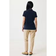   Tricou polo, Femei, 2502E10605, iqoniq, Bumbac, Albastru navy, 3XL