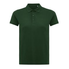   Tricou polo, Femei, 2502E10578, iqoniq, Bumbac, Verde forest, S