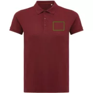 Tricou polo, Femei, 2502E10559, iqoniq, Bumbac, Burgundy, XS