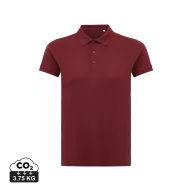 Tricou polo, Femei, 2502E10559, iqoniq, Bumbac, Burgundy, XS