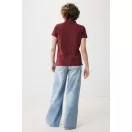 Tricou polo, Femei, 2502E10559, iqoniq, Bumbac, Burgundy, XS