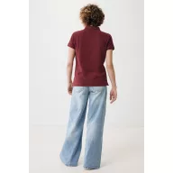 Tricou polo, Femei, 2502E10559, iqoniq, Bumbac, Burgundy, XS