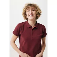 Tricou polo, Femei, 2502E10559, iqoniq, Bumbac, Burgundy, XS