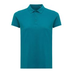   Tricou polo, Femei, 2502E10647, iqoniq, Bumbac, Verde verdiGris, XXL