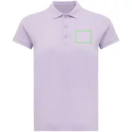   Tricou polo, Femei, 2502E10591, iqoniq, Bumbac, Violet lavender, L
