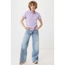 Tricou polo, Femei, 2502E10591, iqoniq, Bumbac, Violet lavender, L
