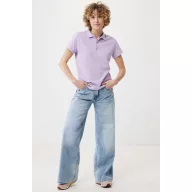   Tricou polo, Femei, 2502E10591, iqoniq, Bumbac, Violet lavender, L