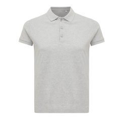 Tricou polo, Femei, 2502E10583, iqoniq, Bumbac, Gri, L