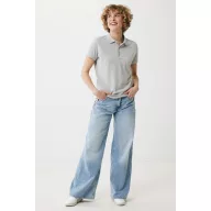 Tricou polo, Femei, 2502E10583, iqoniq, Bumbac, Gri, L