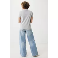 Tricou polo, Femei, 2502E10583, iqoniq, Bumbac, Gri, L