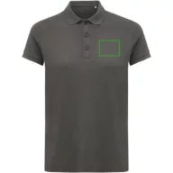   Tricou polo, Femei, 2502E10540, iqoniq, Bumbac, Gri antracit, L