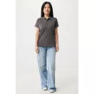 Tricou polo, Femei, 2502E10542, iqoniq, Bumbac, Gri antracit, S