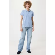   Tricou polo, Femei, 2502E10635, iqoniq, Bumbac, Albastru sky, L
