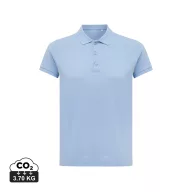   Tricou polo, Femei, 2502E10636, iqoniq, Bumbac, Albastru sky, M