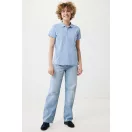 Tricou polo, Femei, 2502E10636, iqoniq, Bumbac, Albastru sky, M