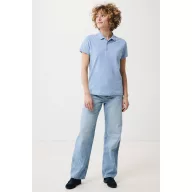   Tricou polo, Femei, 2502E10636, iqoniq, Bumbac, Albastru sky, M