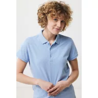   Tricou polo, Femei, 2502E10636, iqoniq, Bumbac, Albastru sky, M