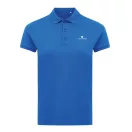 Tricou polo, Femei, 2502E10630, iqoniq, Bumbac, Albastru royal, S