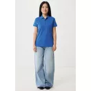 Tricou polo, Femei, 2502E10630, iqoniq, Bumbac, Albastru royal, S