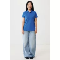   Tricou polo, Femei, 2502E10633, iqoniq, Bumbac, Albastru royal, XXL