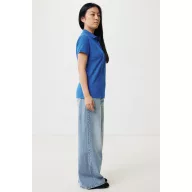   Tricou polo, Femei, 2502E10633, iqoniq, Bumbac, Albastru royal, XXL