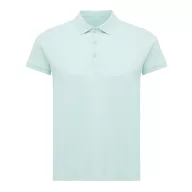   Tricou polo, Femei, 2502E10569, iqoniq, Bumbac, Albastru mint, L