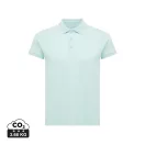 Tricou polo, Femei, 2502E10569, iqoniq, Bumbac, Albastru mint, L
