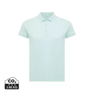  Tricou polo, Femei, 2502E10569, iqoniq, Bumbac, Albastru mint, L
