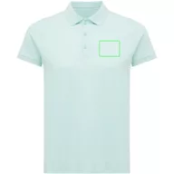   Tricou polo, Femei, 2502E10569, iqoniq, Bumbac, Albastru mint, L