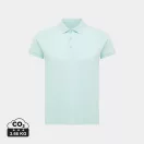 Tricou polo, Femei, 2502E10569, iqoniq, Bumbac, Albastru mint, L