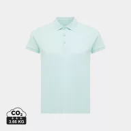  Tricou polo, Femei, 2502E10569, iqoniq, Bumbac, Albastru mint, L