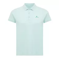   Tricou polo, Femei, 2502E10569, iqoniq, Bumbac, Albastru mint, L