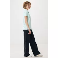   Tricou polo, Femei, 2502E10569, iqoniq, Bumbac, Albastru mint, L