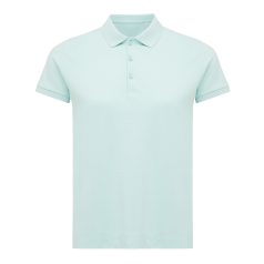   Tricou polo, Femei, 2502E10570, iqoniq, Bumbac, Albastru mint, M
