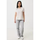 Tricou polo, Femei, 2502E10565, iqoniq, Bumbac, Roz cloud, XL