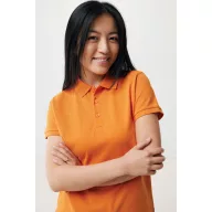   Tricou polo, Femei, 2502E10606, iqoniq, Bumbac, Portocaliu, L